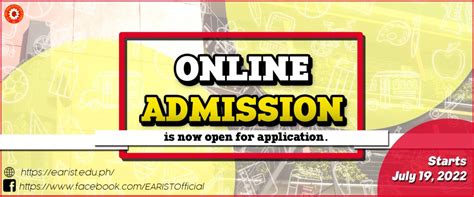 earist website|APPLY ONLINE .